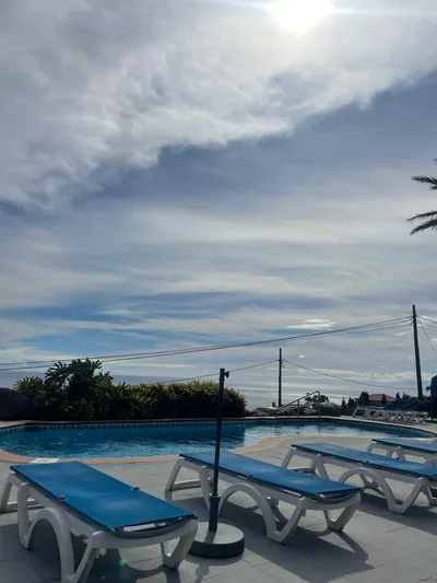 Piscina de agua salada del complejo